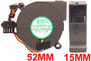 24VDC 2.4W ROLLER FAN FOR VIZI BEAM 5RX
