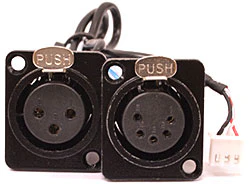 3/5PIN FEMALE XLR PLUG FOR WIFLY CHAMELE