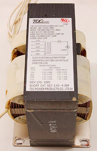 BALLAST FOR UV CANON
