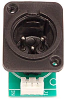 MALE XLR SOCKET FOR SWEEPER BEAM LED