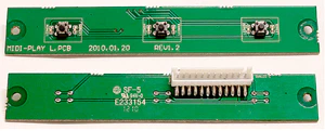 MIDI-PLAY L LEFT PLAY/PAUSE PCB FOR VMS4
