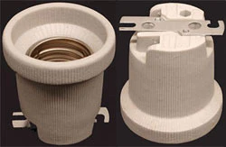 OLD STYLE LAMP SOCKET FOR UV CANNON