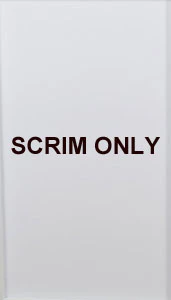 SINGLE WHITE SCRIM FOR EVENT FACADE