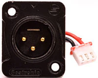 SOI 3PIN MALE XLR SOCKET FOR 7PZ IP